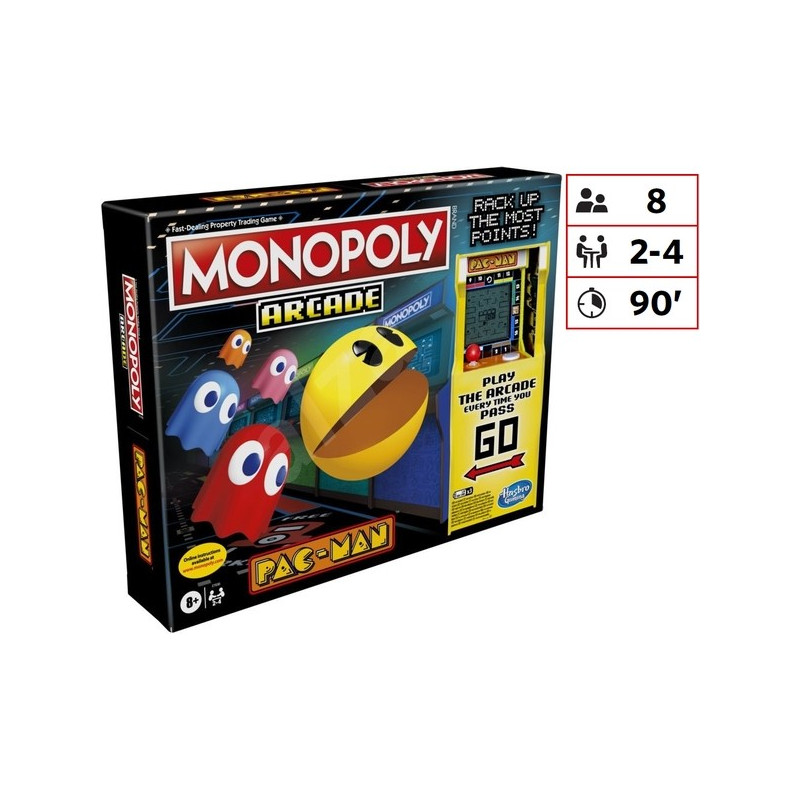 monopoly arcade pac man