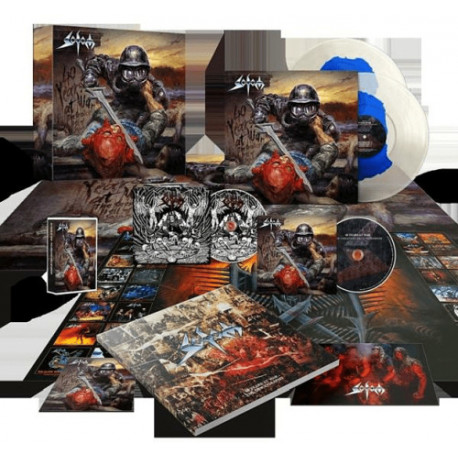 LP Sodom: 40 Years At War - The Greatest Hell Of Sodom (2LP+CD+MC+Book Boxset)
