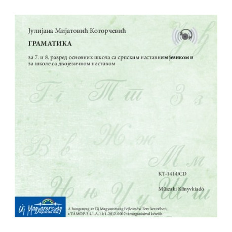 CD Gramatika za 7-8. razred (Szerb nyelvtan munkafüzet 7-8. hanganyag)