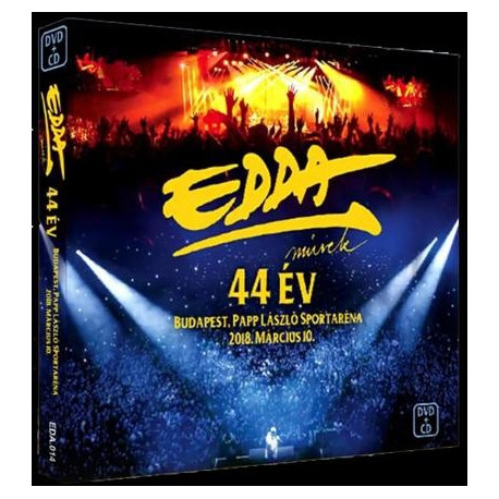 CD Edda Művek: 44 év - Budapest, Papp László Sportaréna 2018. március 10. (CD+DVD Digipak)