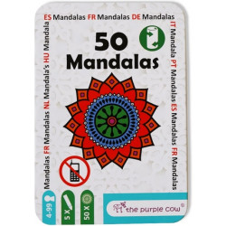 50 mandala foglalkoztató kártyák