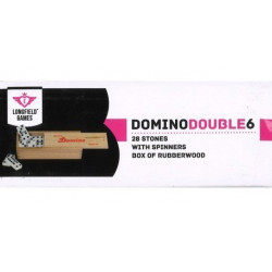 Dominó készlet 28 darabos, dupla hatos