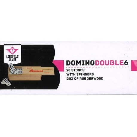 Dominó készlet 28 darabos, dupla hatos