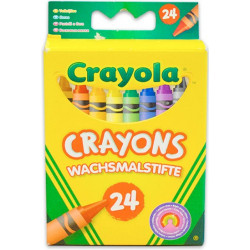 24 darabos viaszkréta készlet