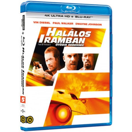 Blu-ray Halálos Iramban: Ötödik sebesség (4KUHD+BD)