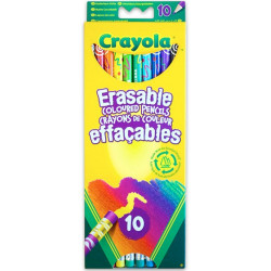 10 darabos radírvégű színes ceruza