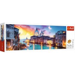 Canal Grande, Velence panoráma puzzle 1000 darabos