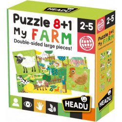 8+1 kétoldalas puzzle - Az én farmom