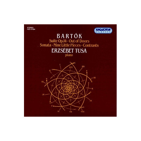 CD Bartók Béla - Tusa Erzsébet: Suite Op.14, Out of Doors - Sonata, Nine Little Pieces, Contrasts