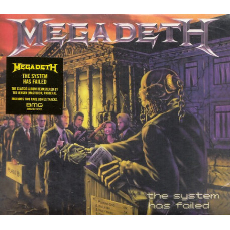 CD Megadeth: The System Has Failed (Reissue, Remastered, Digipak)