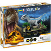 3D puzzle - Blue Velociraptor 58 darabos