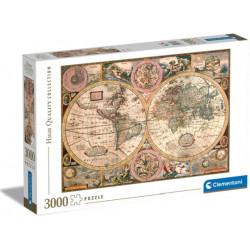 Régi térkép puzzle 3000 darabos