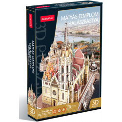 3D puzzle - Mátyás-templom, Halászbástya 176 darabos