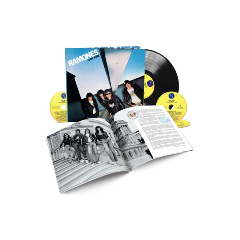 LP Ramones: Leave Home (40th Anniversary Deluxe Remastered Limited 180g  Edition LP+3CD) - Könyvbagoly