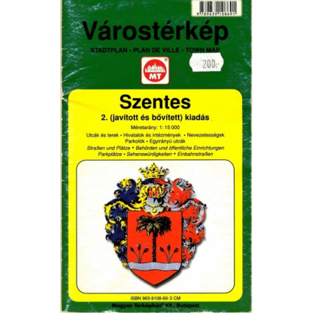 Szentes várostérkép