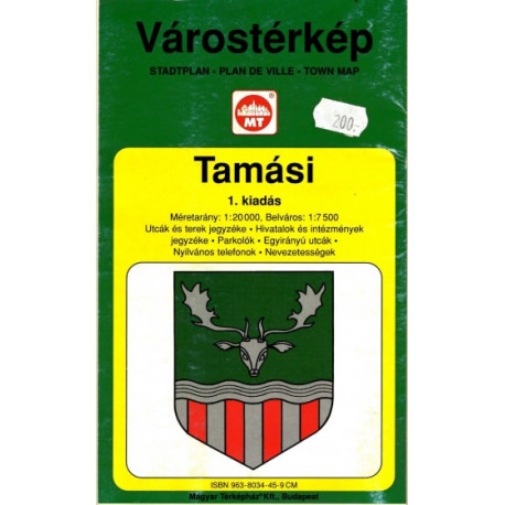 Tamási várostérkép