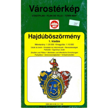 Hajdúböszörmény várostérkép