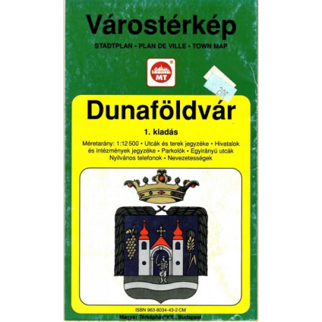 Dunaföldvár várostérkép