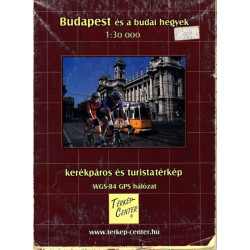 Budapest és a Budai-hegyek kerékpáros és turistatérkép