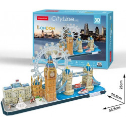 3D puzzle - CityLine London 107 darabos