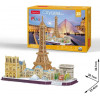 3D puzzle - CityLine Párizs 114 darabos