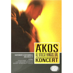 DVD Ákos: Az Utolsó Hangos Dal: Koncert 2004 - Könyvbagoly