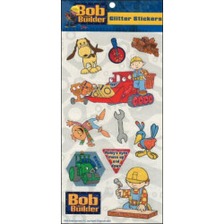 Bob, a mester glitteres matrica (szürke)