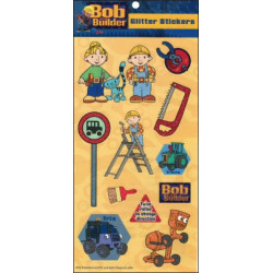 Bob, a mester glitteres matrica (sárga)