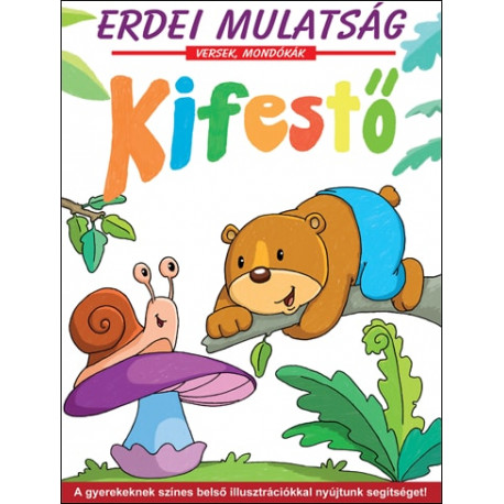 Erdei mulatság kifestő - Versek, mondókák