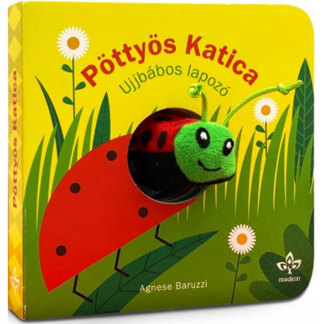 Pöttyös katica ujjbábos lapozó