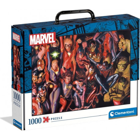 Marvel Bosszúállók puzzle bőröndben 1000 darabos