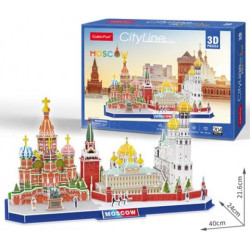 3D puzzle - CityLine Moszkva 107 darabos