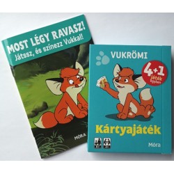 Vukrömi kártyajáték Most légy ravasz! foglalkoztatófüzettel