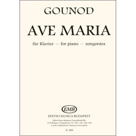 Z.204 Charles Gounod: Ave Maria