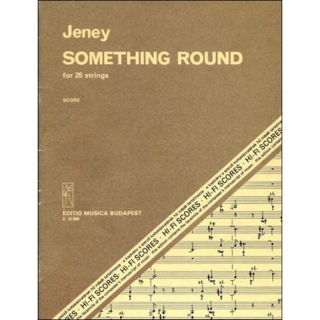 Z.12600 Jeney Zoltán: Something round for 25 strings