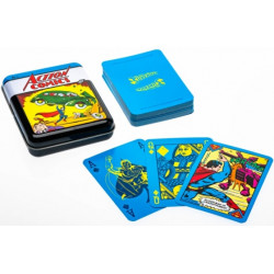 Action Comics Vintage römi kártya fémdobozban