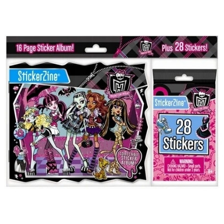 Monster High kicsi matrica album matricacsomaggal