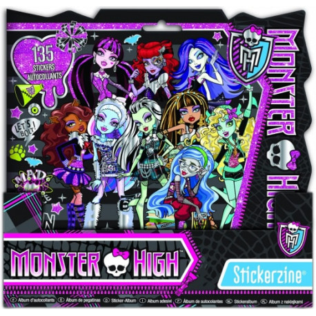 Monster High matrica album 135 matricával