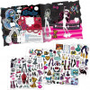 Monster High matrica album 135 matricával