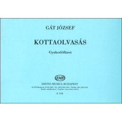 Z.518 Gát József: Kottaolvasás gyakorlófüzet