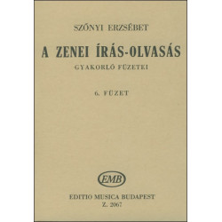 Z.2067 A zenei írás-olvasás gyakorló füzet 6.