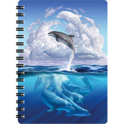 Delfin szimfónia A6-os notesz 3D-s borítóval