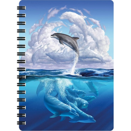 Delfin szimfónia A6-os notesz 3D-s borítóval
