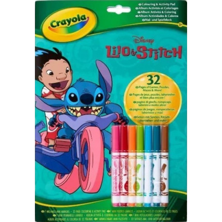 Lilo & Stitch kifestő és foglalkoztató filctollakkal