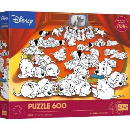 101 kiskutya puzzle 600 darabos
