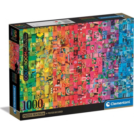 ColorBoom Collection - Kollázs kompakt puzzle 1000 darabos