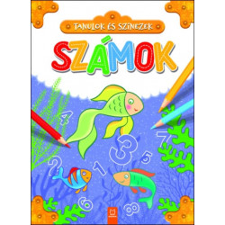 Tanulok és színezek - Számok