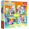 Zootropolis 4 az 1-ben puzzle 35, 48, 54, 70 darabos