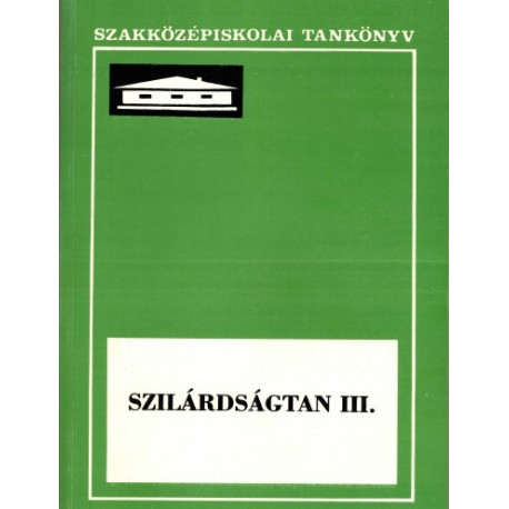 Szilárdságtan III.