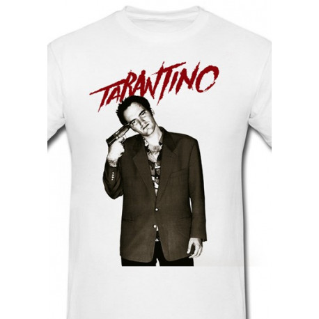 Póló Quentin Tarantino - Férfi L méret (Fehér)